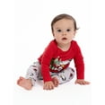thumbnail image 6 of Snoopy Baby Boys Christmas Graphic Bodysuit and Jogger Pants Set, 2-Piece, Sizes 0M-12M, 6 of 6