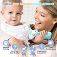 thumbnail image 5 of alilo Smarty Baby Audio Player - Toy w/ Chewable Teether Ears, Colorful Lights - Educational Sounds, Stories, Music, White Noise for 0-24 Months Kids - Baby Gift for Learning - Blue, 5 of 10