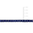 thumbnail image 2 of Everly Men's Created Sapphire Sterling Silver Tennis Necklace, 2 of 6