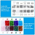 thumbnail image 3 of X  Jewelry Making Kit  Jewelry Making Supplies Jewelry Tools Kit Wire Wrapping Kit with Jewelry Making Tools  Jewelry Pliers  Jewelry Wires and Jewelry Findings for Jewelry Crafting, 3 of 5