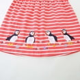 thumbnail image 4 of Hiijoy Baby Girls' Short Sleeve Dress Striped Penguin Embroidery Dress, Sizes 12M-7Y, 4 of 6