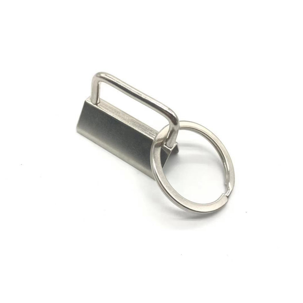 LOLIPPYY 50Pcs Lanyard Clasp Silver Metal for Hand Craft Projects and Suitcase