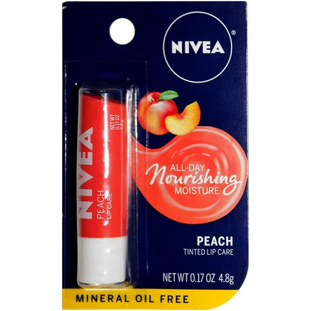 Nivea (1) Stick AllDay Nourishing Moisture Tinted Lip Care Peach