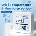 thumbnail image 3 of Thermometer,Bedroom Thermometer Temperature Real-time Lcd With Stand Temperature Wifi Thermometer With Stand, 3 of 6