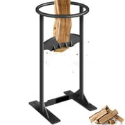 BENTISM Firewood Splitter, 9''x17'' XL Wood Splitter, Unique V-Shaped Finger-Safety Blade, Kindling Cracker Log Splitter, Heavy Duty Steel Structure & Stability