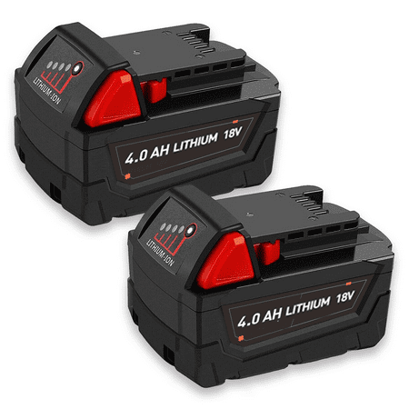 

DASNITE 2 Pack for M18 Battery 18V 4000mAh Li-ion black