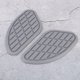 thumbnail image 1 of Almohadilla para tanque de motocicleta, par de protectores para tanque de combustible con agarre para rodillas de motocicleta de alto rendimiento, 1 of 9