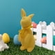 thumbnail image 3 of Figura de conejito flocado Decoración de Pascua Lindo regalo de Pascua Adorno de mesa para amarillo, 3 of 5