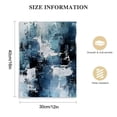 thumbnail image 2 of ARISTURING Navy Blue and Gray Abstract Wall Art Teal Blue Abstract Paintings Turquoise Abstract Art Navy Blue Gold Pictures Wall Decor for Bedroom Decor Modern Blue Black White Abstract Art, 2 of 5