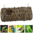 thumbnail image 4 of IBASETOY 1 Set of Bird Parrot Chewing Toy Light Brown Grass Designed for Pet Parrots, 4 of 5