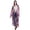 Fuschia Pink2, variant on Moomaya Viscose Georgette Printed Long Shrug Slit Sleeves Cardigans For Women