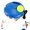 Base + 1pcs tennis ball, variant on Tennis Trainer Rebounder with Weighted Base, Tennis Ball Training Baseboard and High Elasticity Cord, Portable Tenniss Trainer Ball with String