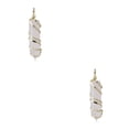 thumbnail image 1 of yingyy Wire Wrapped Charm Hanging Pendant Colorful Exquisite Crystal Crafting Necklace Keychains Earrings Accessories White Crystal 2Set, 1 of 6