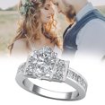 thumbnail image 1 of El anillo HUOGUO Exquisite Out conmemora la boda de compromiso de una mujer, 1 of 1