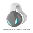 thumbnail image 3 of Audífonos inalámbricos 5.3 compatibles con Bluetooth Audífonos estéreo universales (gris), 3 of 3