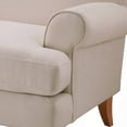 thumbnail image 4 of Alana Lawson Three-Cushion Sofa in Sky Neutral Beige Polyester for Living Room, 4 of 10