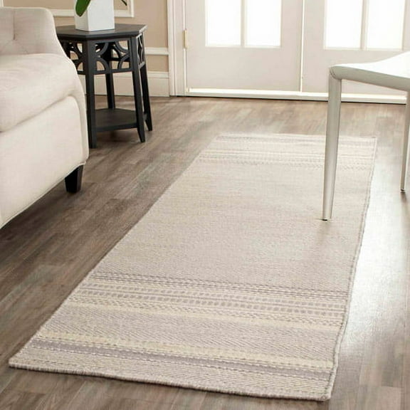 SAFAVIEH Kilim KLM419B Handwoven Grey / Ivory Rug