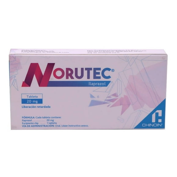 Noturec Ilaprazol 20 mg liberación retardada 14 tabletas