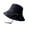 Black, variant on Aocisk Summer Outdoor Sun Bucket Hat Wide Brim Lightweight Travel Fishing Headwear For Men And Women Black One Size