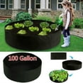 thumbnail image 1 of 100 Gallon Plants Growing Bag Large Capacity Grow Bags Fabric Flower Pots Garden Felt Planter Bags for Growing Vegetables and Plants, 1 of 12