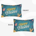 thumbnail image 2 of Goofa Happy Easter Pattern Pillow Case – Plush & Soft Cushion Cover, Hypoallergenic Throw Pillow Case for Comfortable Sleep with Envelope Closure-16"x24", 2 of 6