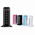 thumbnail image 2 of Smart Power 6 USB Colorful Tower for Every Desk at Home or Office charge any Gadget, 2 of 2