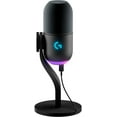 thumbnail image 1 of Restored Logitech Yeti GX Wired Supercardioid Dynamic Gaming Microphone with LIGHTSYNC RGB Lights, Black (Refurbished), 1 of 8
