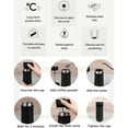 thumbnail image 5 of Portable French Press Travel Coffee Maker Double Walled Stainles Steel Vacuum Insulated Coffee Maker&Tea Maker 320ML B, 5 of 5