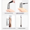 thumbnail image 4 of No-Drill Magnetic Sliding Door Catch, Stainless Steel Cabinet Door Holder for Wardrobe and Kitchen, 1-Pack, 4 of 10