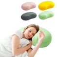 thumbnail image 7 of Foam Pillow, Sleeping Pillow, Slow Bounce Neck Support Cushion, Fully Curved Design, Soft Cotton Material, Yellow Color, 42x21.5x10cm Size, Multifunctional Use, 7 of 7