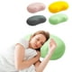 thumbnail image 1 of Almohada de espuma para dormir | Soporte de mástil de rebote lento | Diseño curvo de confort | Material de algodón | Rosa, Gris, Verde, Amarillo | 16,5x8,4x3,9 pulgadas | Multifuncional | 1pc, 1 of 6