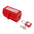 thumbnail image 1 of Ccdes Plug Lockout Device, High Strength Plug Lockout Tagout Set Impact Proof For Home Industry Chemistry For Air Conditioner TV, 1 of 8