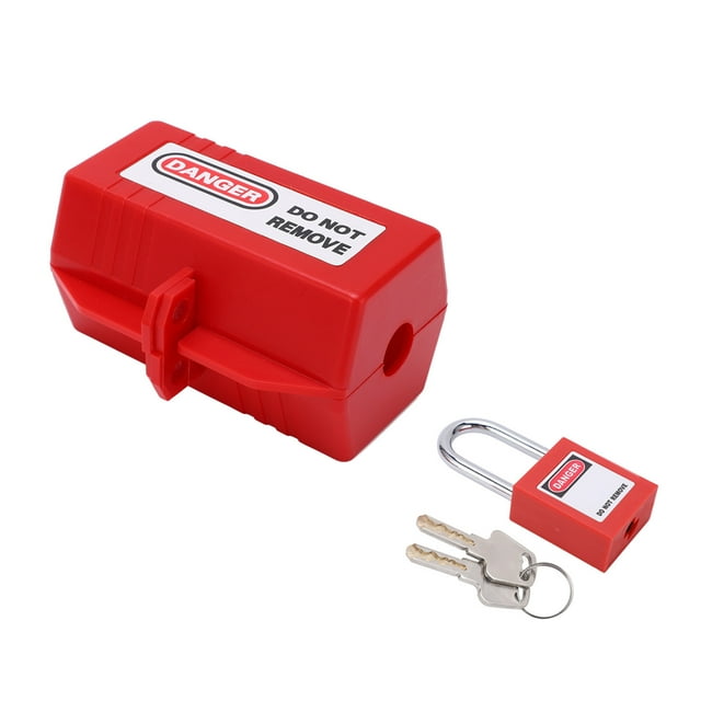 Ccdes Plug Lockout Device, High Strength Plug Lockout Tagout Set Impact Proof For Home Industry Chemistry For Air Conditioner TV