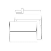 A7 Printable White Envelopes 5X7 100 Pack - Quick Self Seal