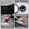 thumbnail image 5 of Bulopur Snowman Car Trunk Mat 29" x 39", Cute Snowman Holding Gift Xmas Print Cargo Liner, Waterproof Non-Slip Rear Cargo Mat for Winter Holiday, 5 of 7
