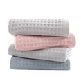 thumbnail image 4 of Towel Polyester Towel Waffle Towel Blue A, 4 of 6