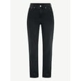 thumbnail image 5 of Free Assembly Women's and Women's Plus High Rise Straight Jeans, 30" Inseam, Sizes 0-26W, 5 of 5