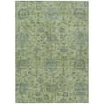 thumbnail image 2 of HomeRoots 603827 3 x 5 ft. Artichoke Green & Gray Damask Washable Indoor & Outdoor Traditional Rectangle Area Rug, 2 of 5