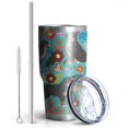 thumbnail image 2 of 30oz Bernese Mountain and Flower Tumblers Stainless Steel Tumbler with Lid and Straw,Vacuum Insulated Double Wall Travel Tumbler Cups Mug with Cleaning Brush for Coffee,Tea, 2 of 7