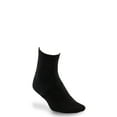 thumbnail image 2 of Harbor Bay by DXL Big and Tall Men's Continuous Comfort Quarter Crew Socks, Black, Fits Sizes 13-16, Pack of 3, 2 of 3