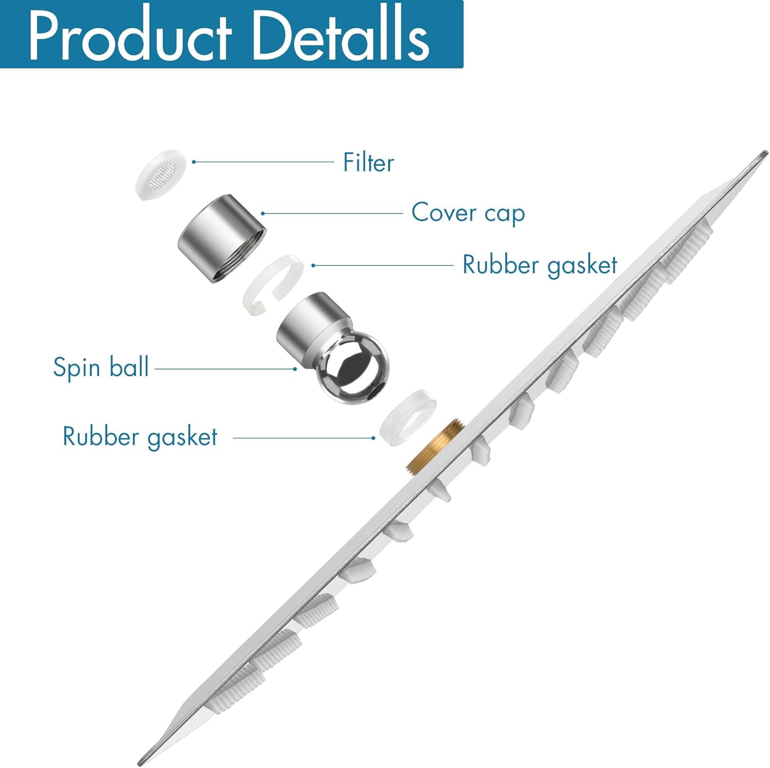 Sleek Square Stainless Steel Rain Shower Head, Waterfall Bath for Ceiling or Wall Mount, Leak Proof with Rust Protection, Easy Install, Self-Cleaning Silicone Nozzles (10 Inch)