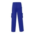 thumbnail image 3 of Calsunbaby Men's Drawstring Elastic Waist Sweatpants with Cargo Pockets for Athletes, 3 of 3