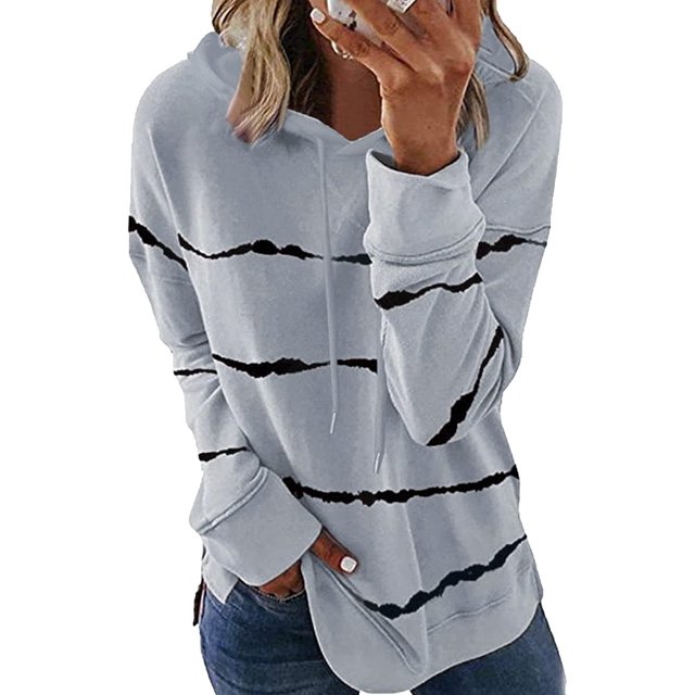 Chandail-Over Fin pour Femmes Hauts Amples Décontractés Chandail Mode Confortable Chandails en Molleton Manches Longues Blouses Chemises Femmes