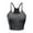 Black, variant on ibuvkizy Sports Bras for Women,Wirefree Mesh Breathable Underwear,Women's Crop Solid Washed Seamless Rib-Knit Camisole Crop Tank Tops Quick Drying Bra,Comfort Full Figure Bralettes