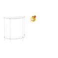 thumbnail image 1 of Mesita de noche de acrílico,Mesa auxiliar de acrílico transparente Mesa auxiliar transparente en capas,Estatua de serpiente de dibujos animados,Estatua de serpiente de dibujos, 1 of 8