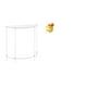 thumbnail image 1 of Mesita de noche de acrílico,Mesa auxiliar de acrílico transparente Mesa auxiliar transparente en capas,Estatua de serpiente de dibujos animados,Estatua de serpiente de dibujos, 1 of 8