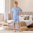thumbnail image 6 of Summer Family Matching Pajamas  Sleeves Shirt and Elastic Shorts for Loungewear Soft Sleepwear, 6 of 9