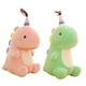 thumbnail image 1 of Set de 2 Peluches de Dinosaurio Encantadores para Embellecer tu Casa, Juguete de Peluche, Regalo Perfecto para Niños en su Aniversario Verde claro+rosa, 1 of 9