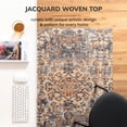 thumbnail image 4 of 36" x 48" Onondaga Blue and Orange 1/4" Rugged Chair Mat, 4 of 7