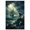 Unframe-style, variant on Nautical Mermaid Siren Wall Art Ocean Storm Ship Fantasy Canvas Poster